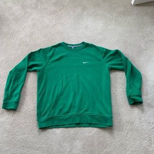 Nike green crewneck